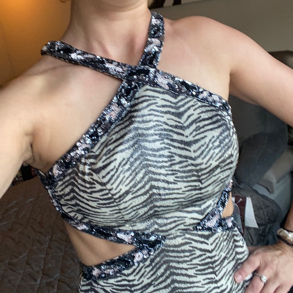 NWT Camille strapless cutout dress